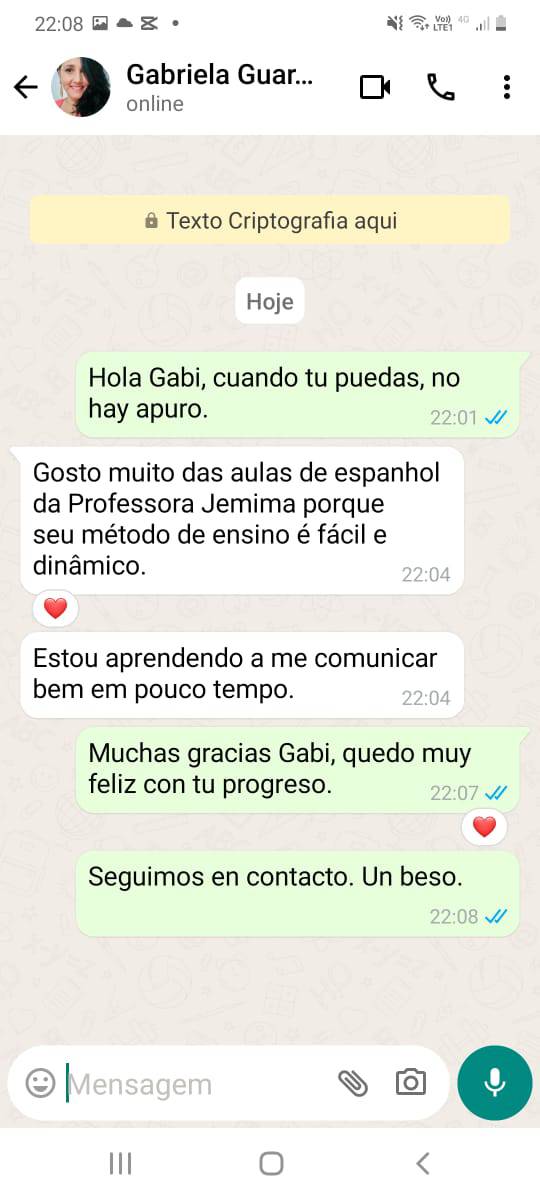 Depoimento de Gabriela Guardia